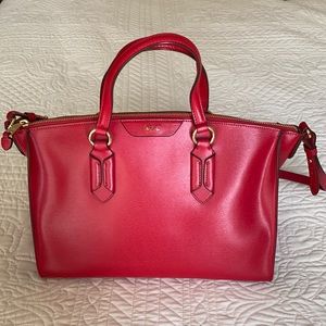 Lauren Ralph Lauren Red Leather Bag